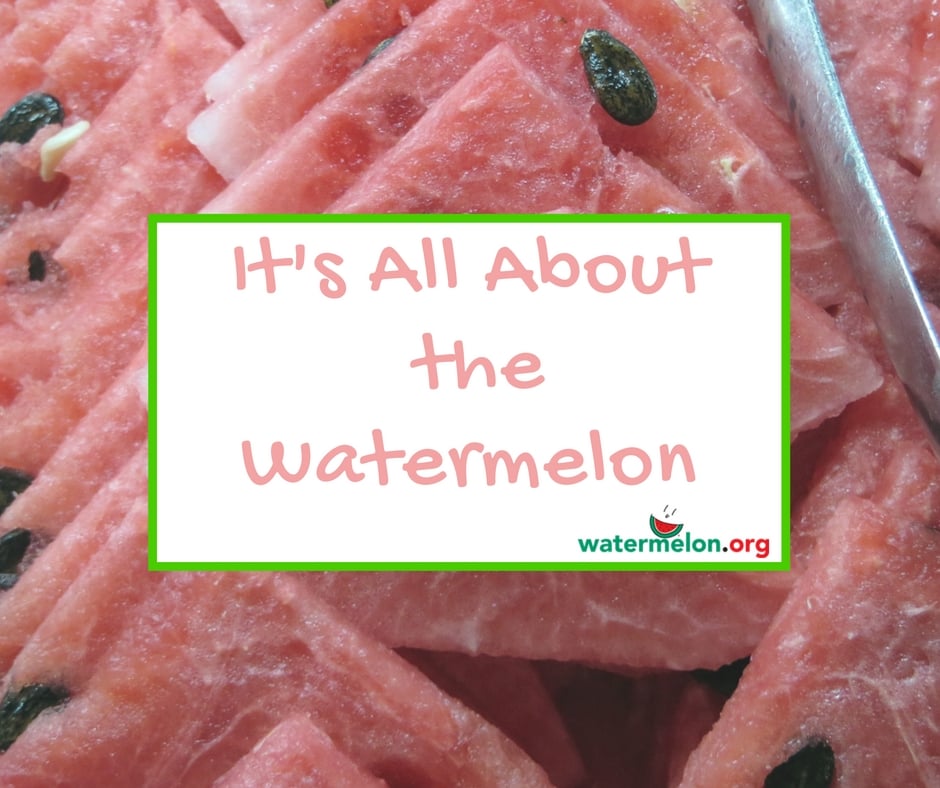 It's all about the watermelon!