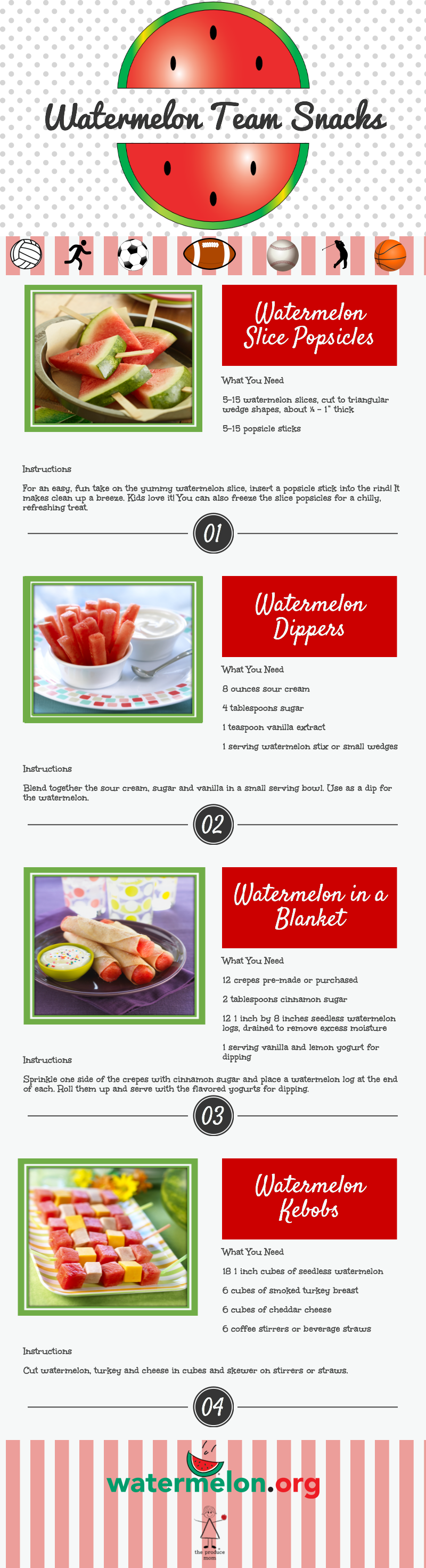 Watermelon Team Snack Ideas