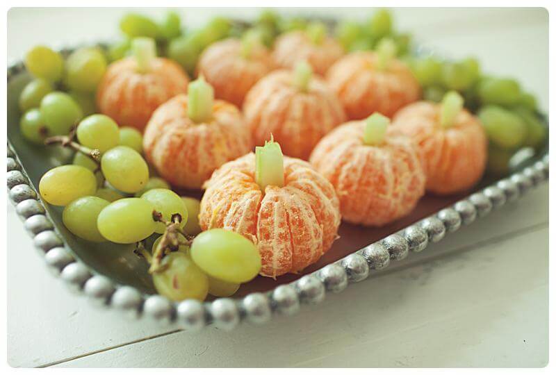 Pumpkin Patch Halloween Fruit Tray
