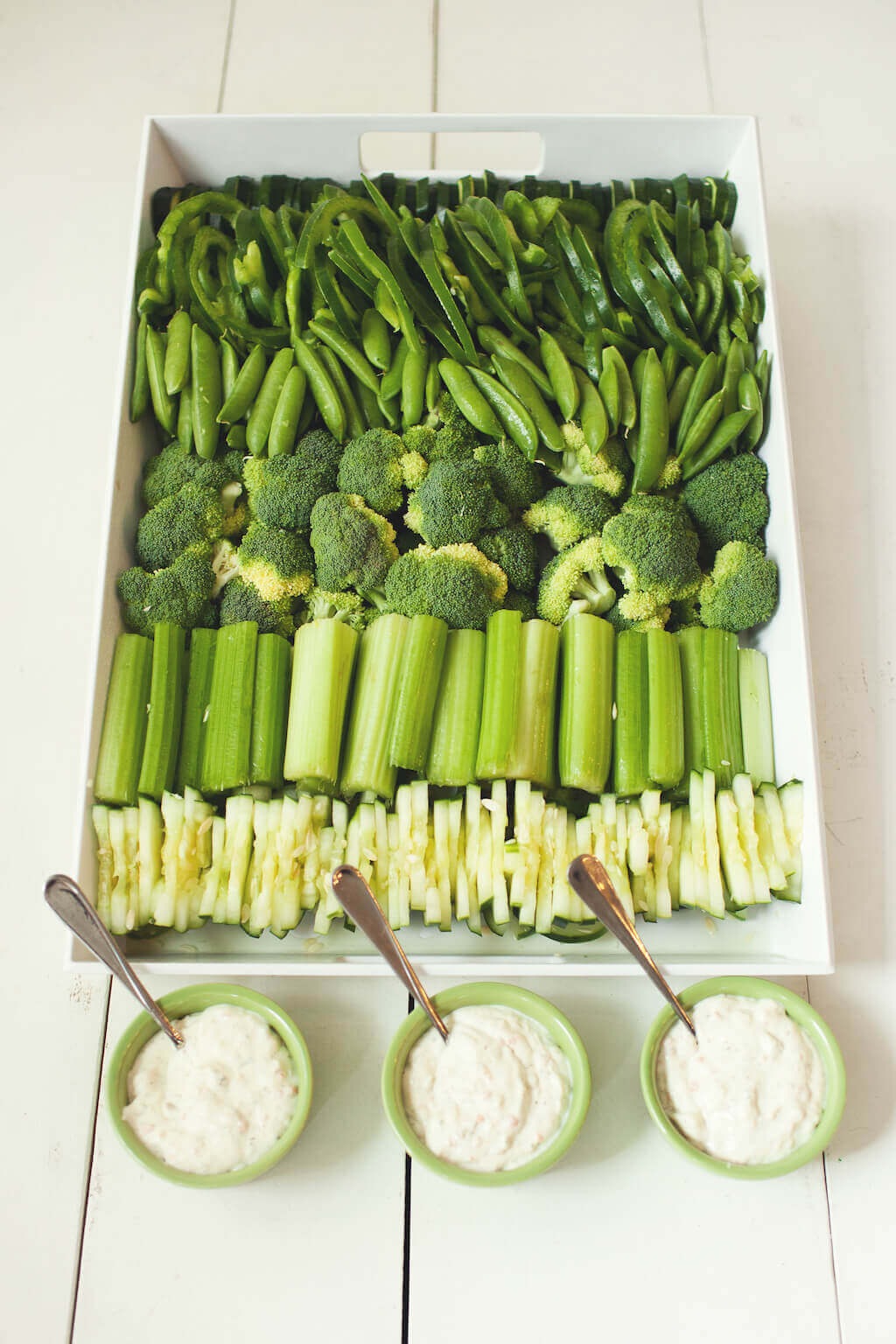 St. Patrick’s Day Vegetable Tray