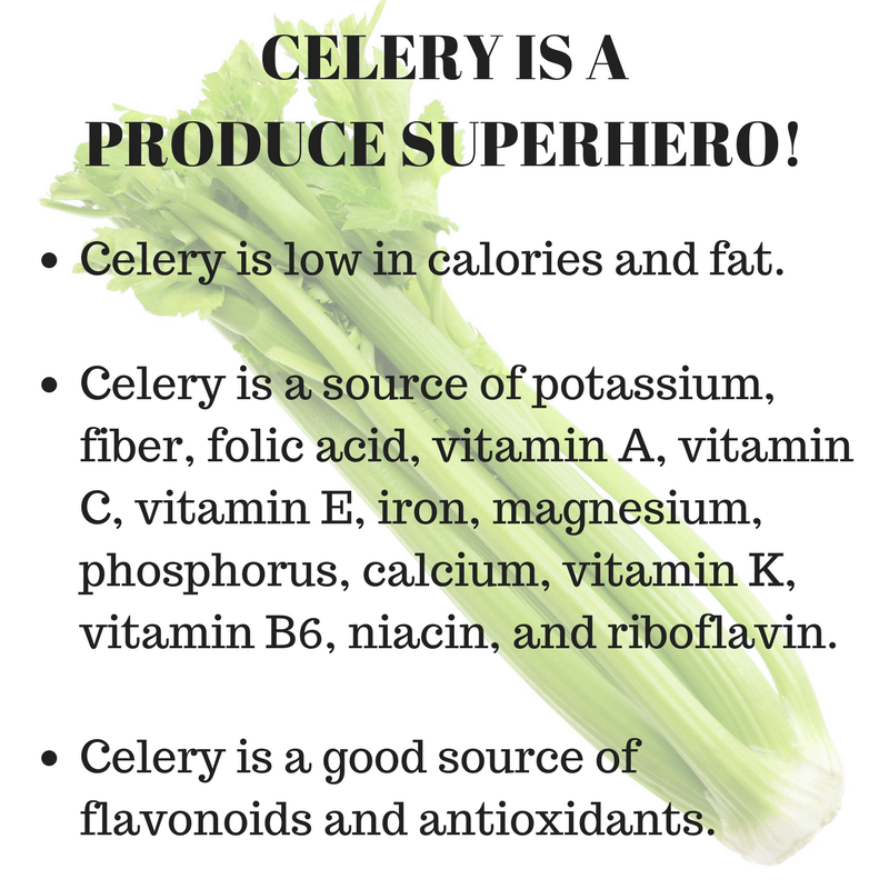 Celery nutritional facts