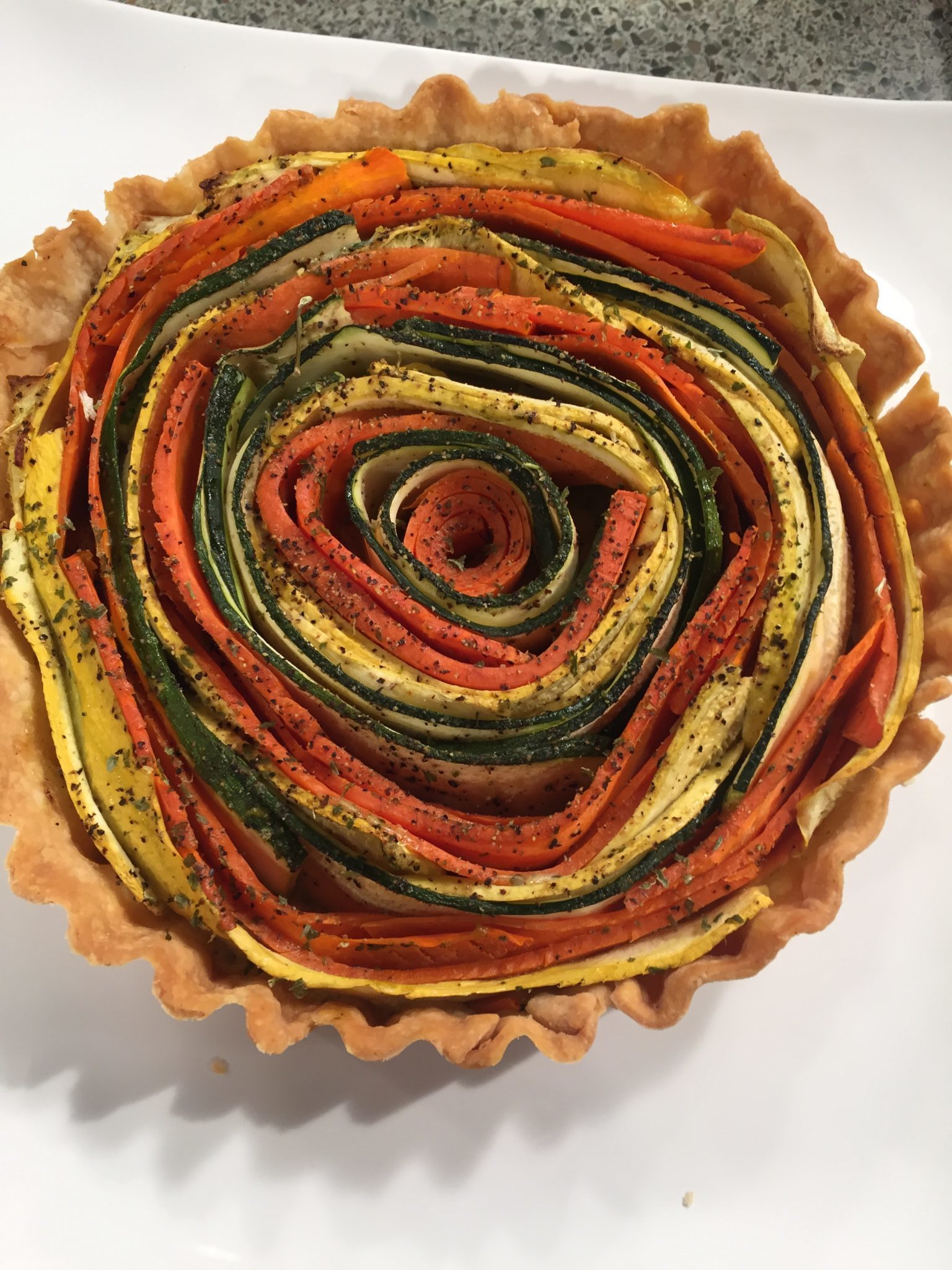 Spiral Vegetable Tart from Bunsen Burner Bakery | Sweet and Savory Easter Treats