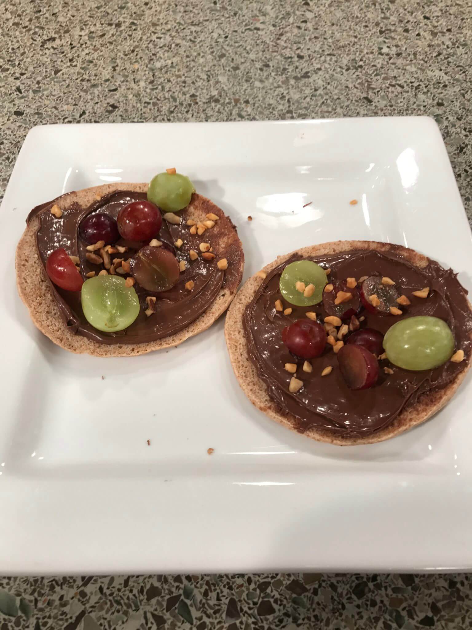 Chocolate Pizza with Grapes | Grape Recipes for Kids