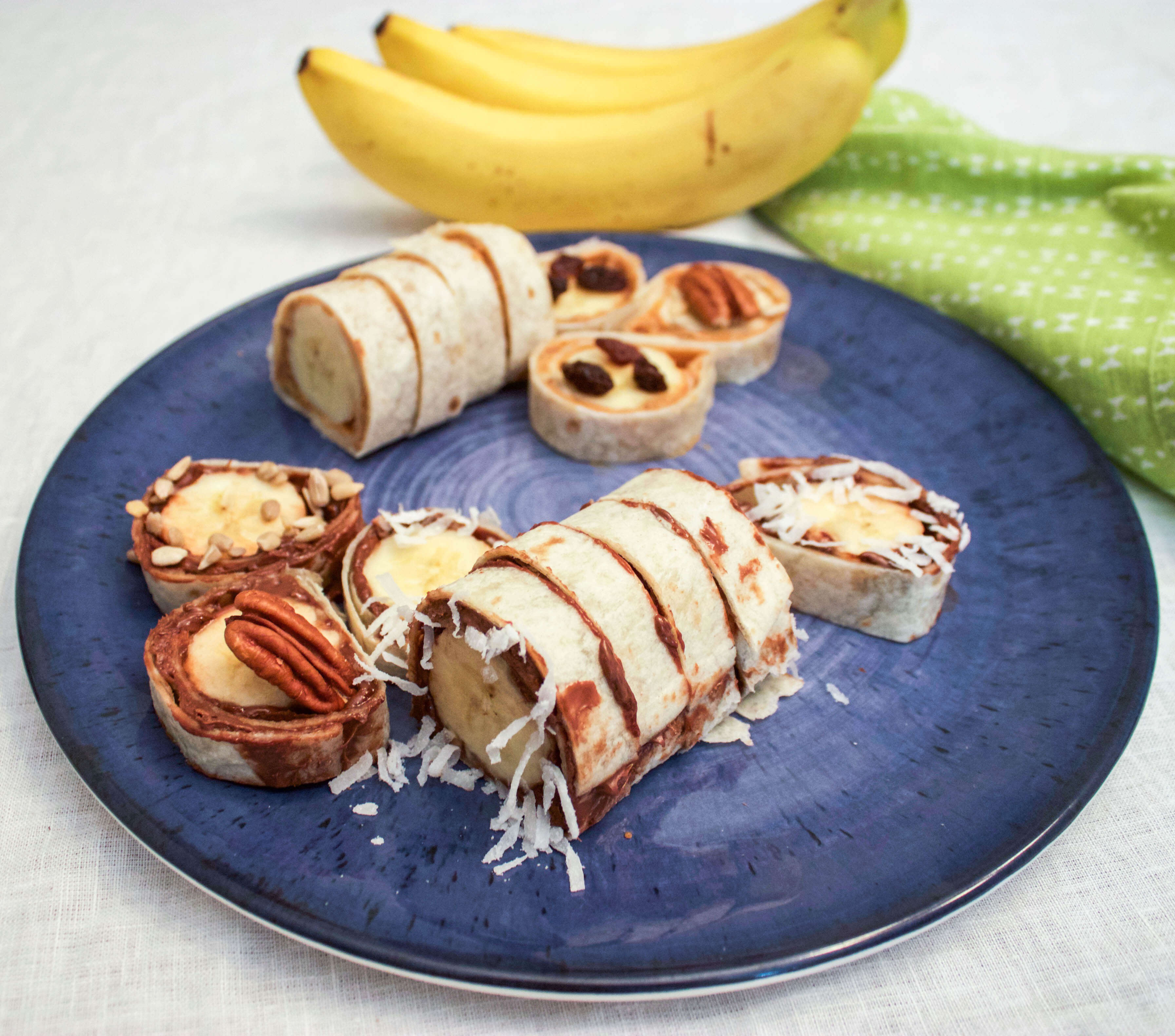 Banana "Sushi" - Easy After-School Snack Ideas 