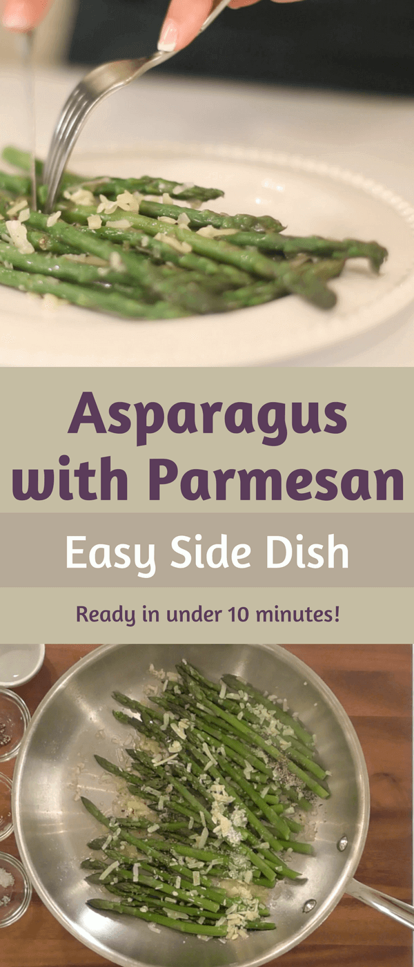 Asparagus With Parmesan Cheese - Easy Vegetable Side Dish