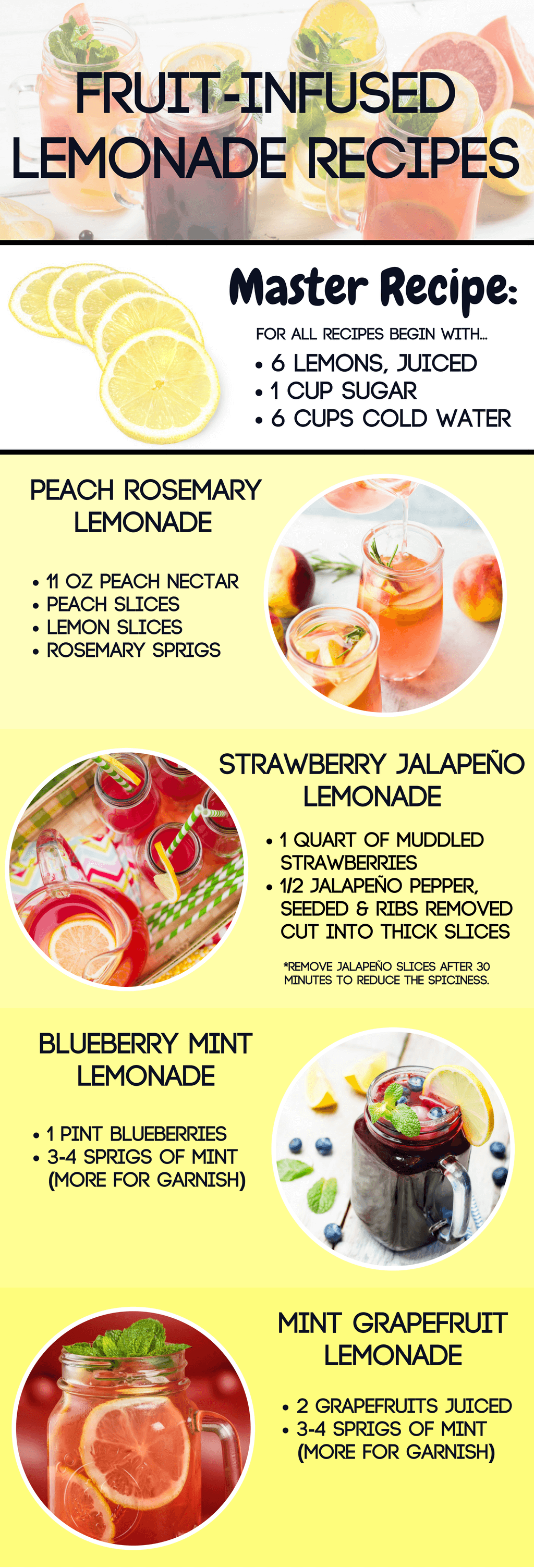 Fruit Infused Lemonade Recipes 