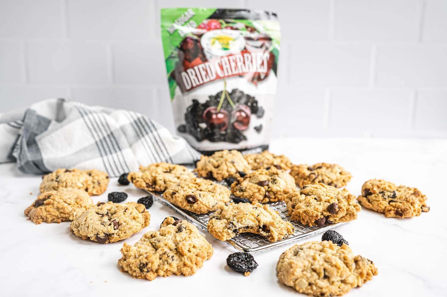 Dried Cherry and Chocolate Chip Cookies
